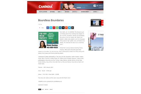 BOUNDLESS BOUNDARIES